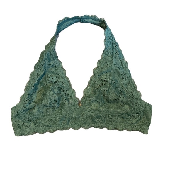 Free People Other - Intimately Free People women’s green lace bralette size large